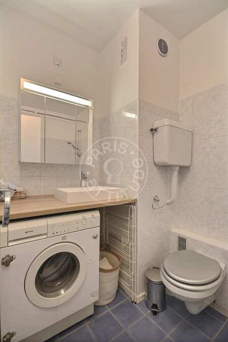 Badezimmer Möblierte alkovenwohnung - 27m²  - Bir-Hakeim - Paris
