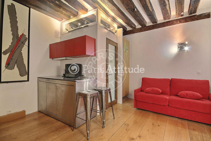 Studio meublé - Paris 75001 - 13364