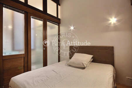 Bedroom Furnished apartment - 34m²  - 1 bedroom - Châtelet - Paris