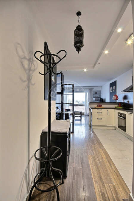 Entrada Apartamento mobilado - 45m²  - 1 quarto - Riquet - Paris
