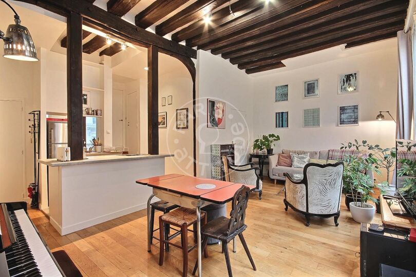 1 chambre meublé - Paris 75001 - 13373