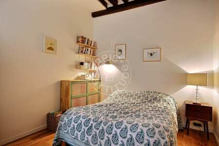 Chambre Appartement meublé - 59m²  - 1 chambre - Châtelet - Paris