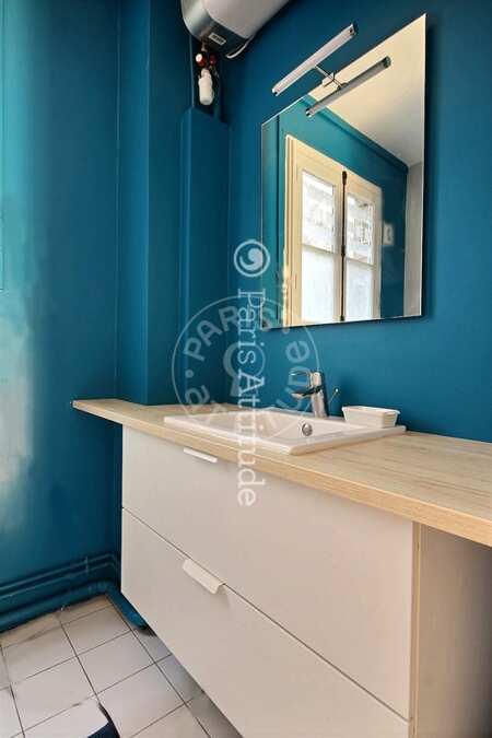 Casa de banho Quitinete mobilado - 21m²  - Tolbiac - Paris