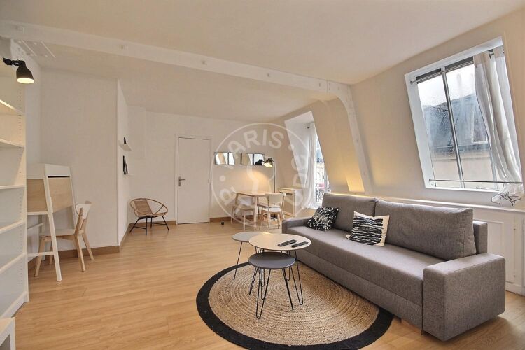 Salón - 1 dormitorio amueblado - París 75003 - 13387