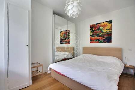 Bedroom Furnished duplex - 50m²  - 3 bedrooms - Plaisance / Pernety - Paris