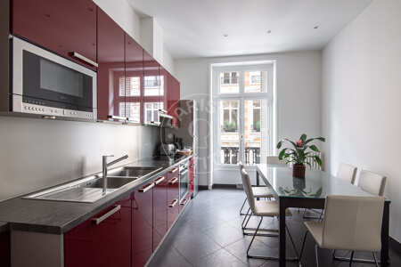 Cozinha Apartamento mobilado - 232m²  - 5 quartos ou mais - Victor Hugo - Paris