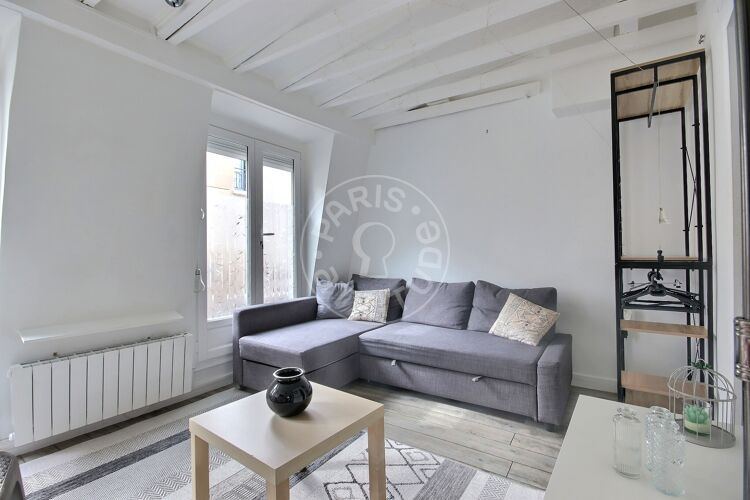 Living room - Furnished studio - Paris 75005 - 13407