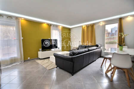 Sala Apartamento mobilado - 70m²  - 2 quartos - Nanterre