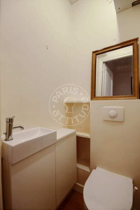 WC Möblierte wohnung - 106m²  - 2 Zimmer - Place Monge - Paris