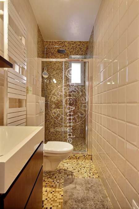 Casa de banho Apartamento mobilado - 55m²  - 1 quarto - Port Royal / Raspail - Paris