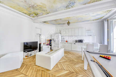 Kitchen Furnished apartment - 105m²  - 3 bedrooms - Champs-Elysées - Paris