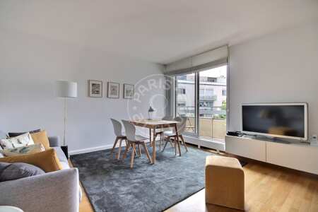 Living room Furnished studio - 36m²  - Neuilly-sur-Seine