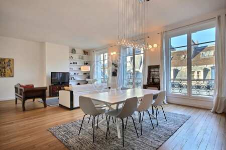 Salón Piso amueblado - 109m²  - 2 dormitorios - Centre George Pompidou - París