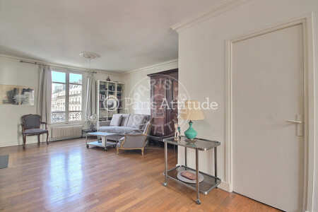 Living room Furnished apartment - 52m²  - 1 bedroom - Saint-Lazare - Paris