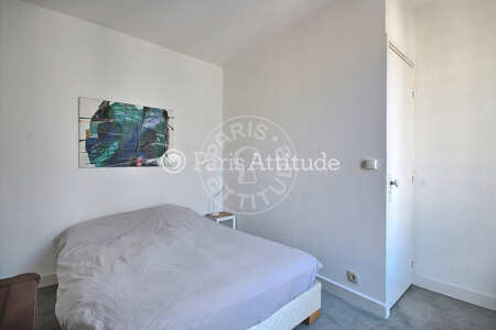 Bedroom Furnished apartment - 52m²  - 1 bedroom - Saint-Lazare - Paris