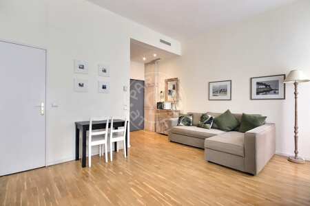 Salon Studio meublé - 28m²  - Grands Magasins / La Fayette - Paris