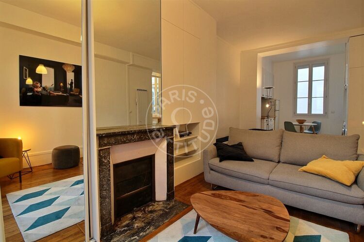 Salon - Studio meublé - Paris 75003 - 13431