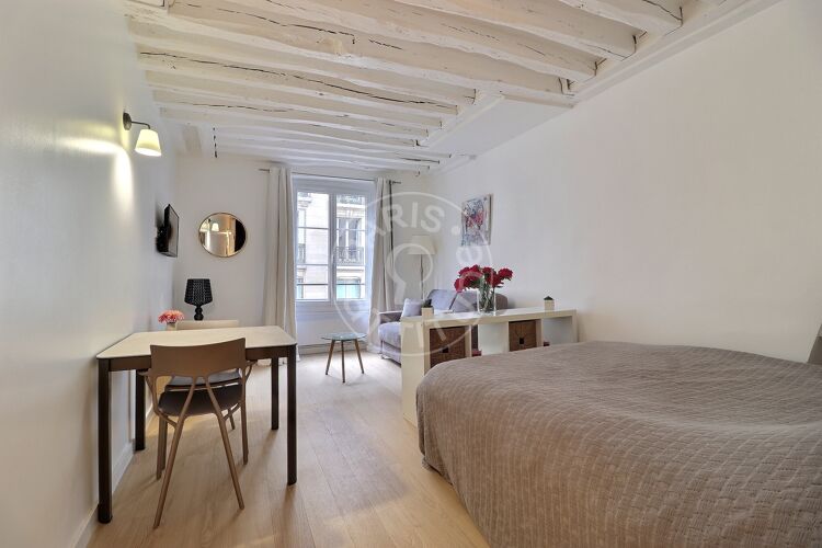 Living room - Furnished studio - Paris 75005 - 13434