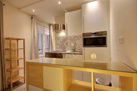Cocina Estudio amueblado - 28m²  - Temple - París