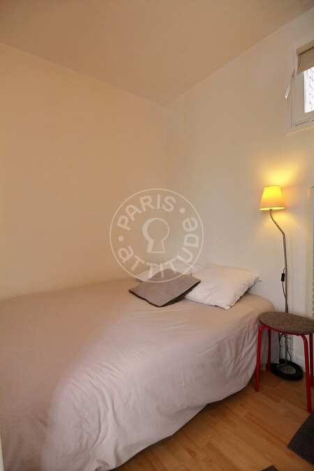 Bedroom Furnished studio alcove - 30m²  - Père Lachaise - Paris