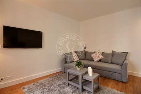 Living room Furnished studio - 32m²  - Place Monge - Paris
