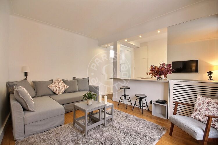 Living room - Furnished studio - Paris 75005 - 13440