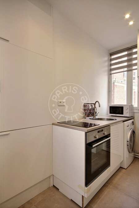 Kitchen Furnished studio - 32m²  - Place Monge - Paris