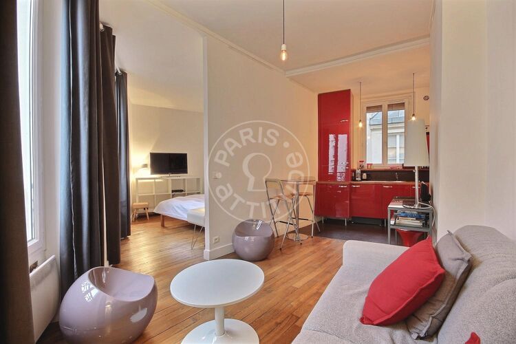 Salon - 1 chambre meublé - Paris 75003 - 13446