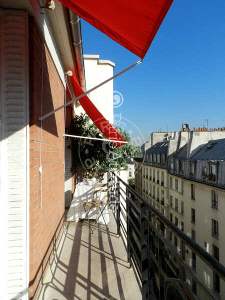 Balcon Appartement meublé - 44m²  - 1 chambre - Montorgueil - Paris