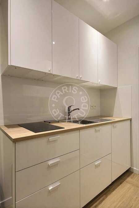 Cozinha Quitinete mobilado - 16m²  - Rue de la Pompe - Paris