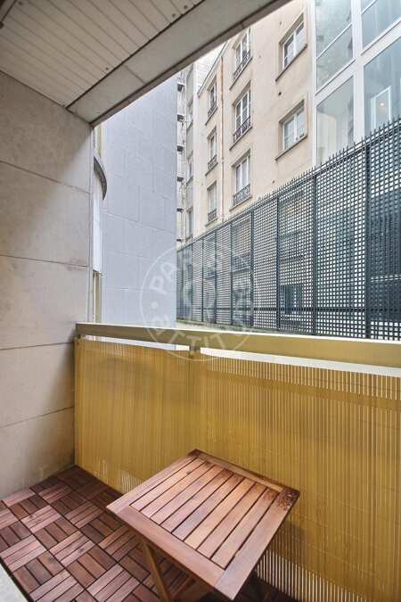 Varanda Quitinete mobilado - 16m²  - Rue de la Pompe - Paris
