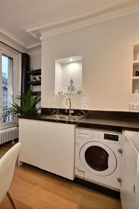 Cuisine Appartement meublé - 45m²  - 1 chambre - Place Monge - Paris