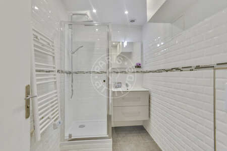 Baño Piso amueblado - 44m²  - 1 dormitorio - Montorgueil - París