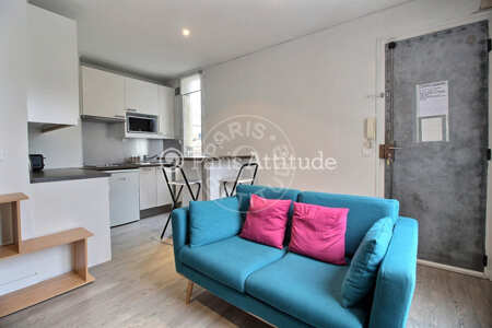Sala Apartamento mobilado - 27m² - 1 quarto - Bastille - Paris