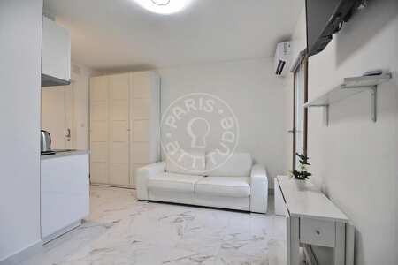 Salotto Monolocale arredato - 20m²  - Riquet - Parigi