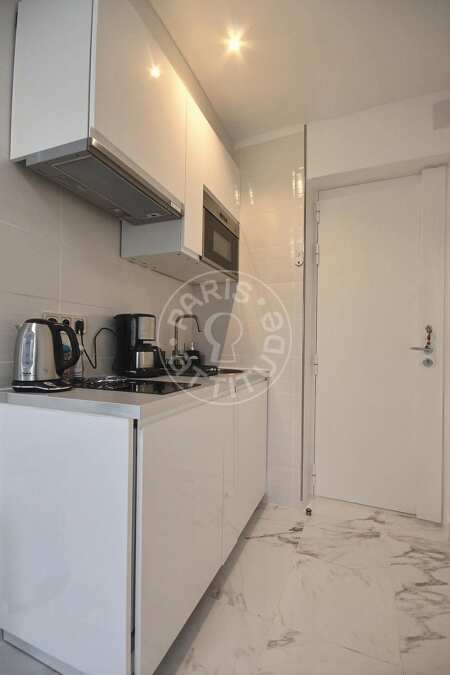 Cucina Monolocale arredato - 20m²  - Riquet - Parigi
