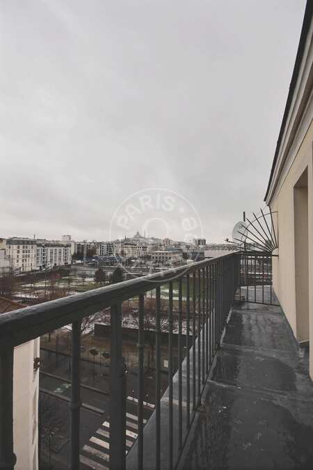 Balcone Monolocale arredato - 20m²  - Riquet - Parigi