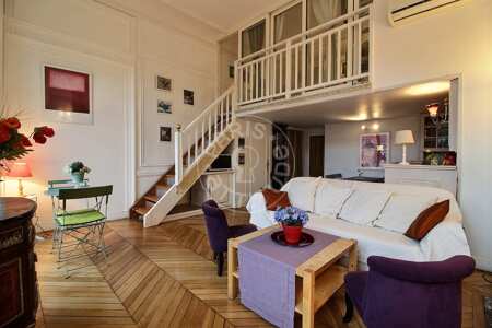 Sala Apartamento mobilado - 36m²  - 1 quarto - Saint-Lazare - Paris