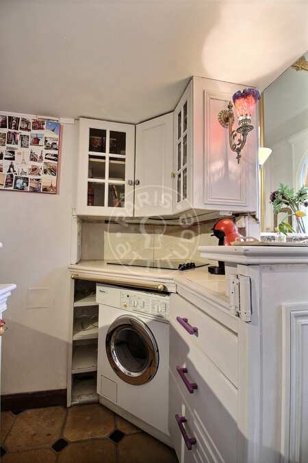 Cozinha Apartamento mobilado - 36m²  - 1 quarto - Saint-Lazare - Paris