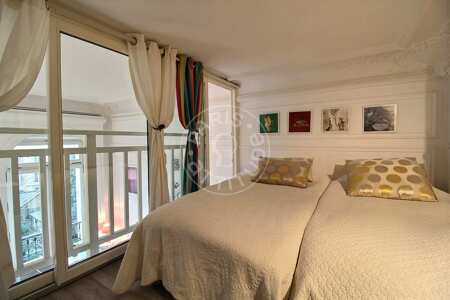 Quarto Apartamento mobilado - 36m²  - 1 quarto - Saint-Lazare - Paris