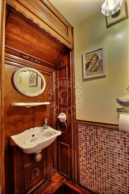 WC Apartamento mobilado - 36m²  - 1 quarto - Saint-Lazare - Paris