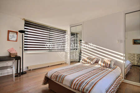 Bedroom Furnished apartment - 64m² - 1 bedroom - Batignolles - Paris