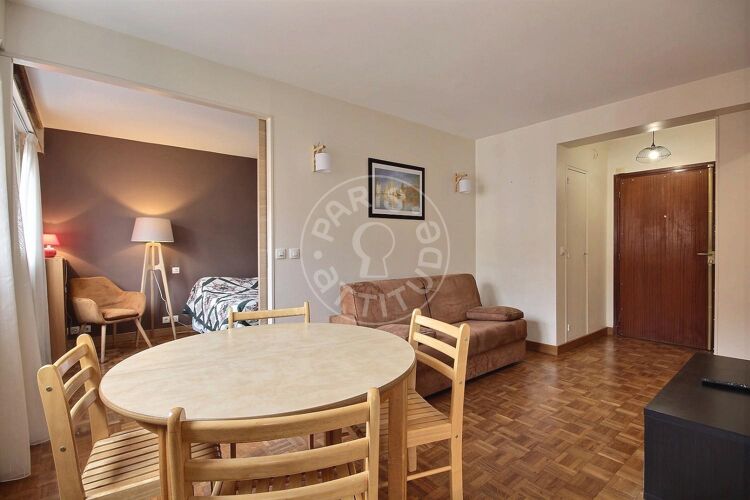 Salon - 1 chambre meublé - Paris 75014 - 13475
