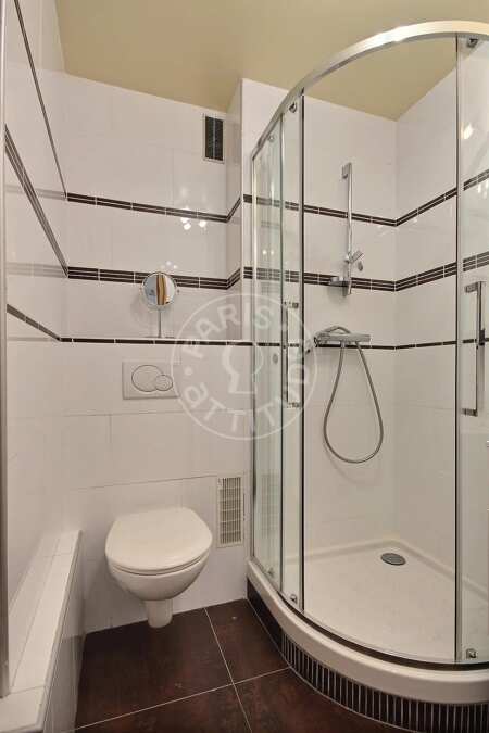 Baño Piso amueblado - 35m²  - 1 dormitorio - Montsouris - París
