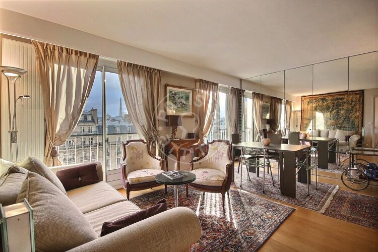Sala - 1 quarto mobiliado - Paris 75016 - 13478