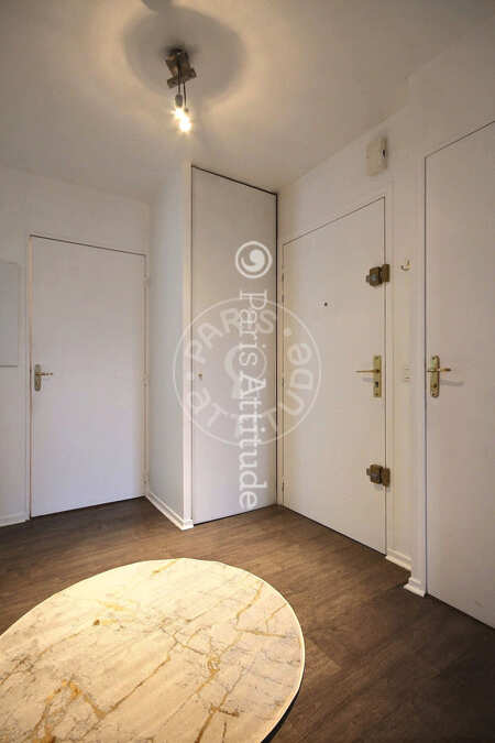 Entrance Furnished apartment - 58m²  - 2 bedrooms - Asnières-sur-Seine