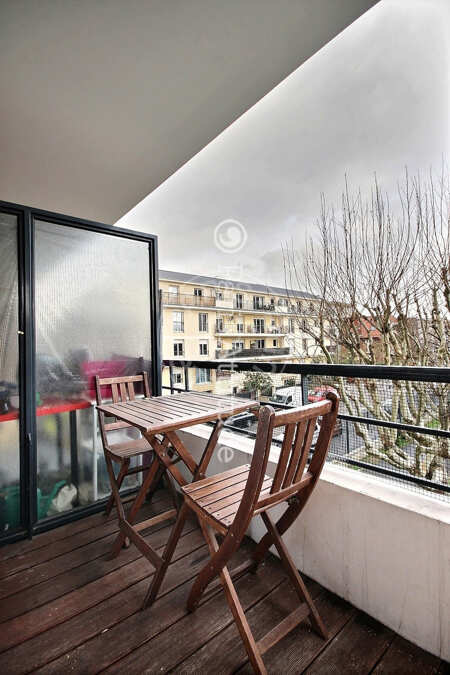 Terrace Furnished apartment - 58m²  - 2 bedrooms - Asnières-sur-Seine