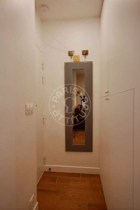 Entrée Appartement meublé - 27m²  - 1 chambre - Parc André Citroën - Paris