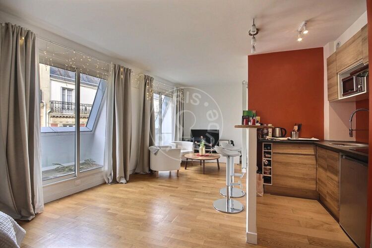 Salon - Studio meublé - Paris 75016 - 13485