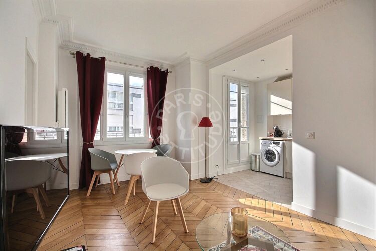 Salon - 1 chambre meublé - Paris 75015 - 13490